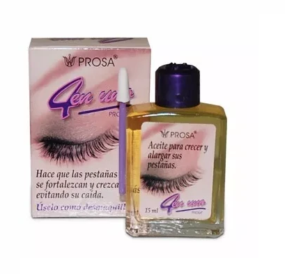 Aceite para pestañas 4en1