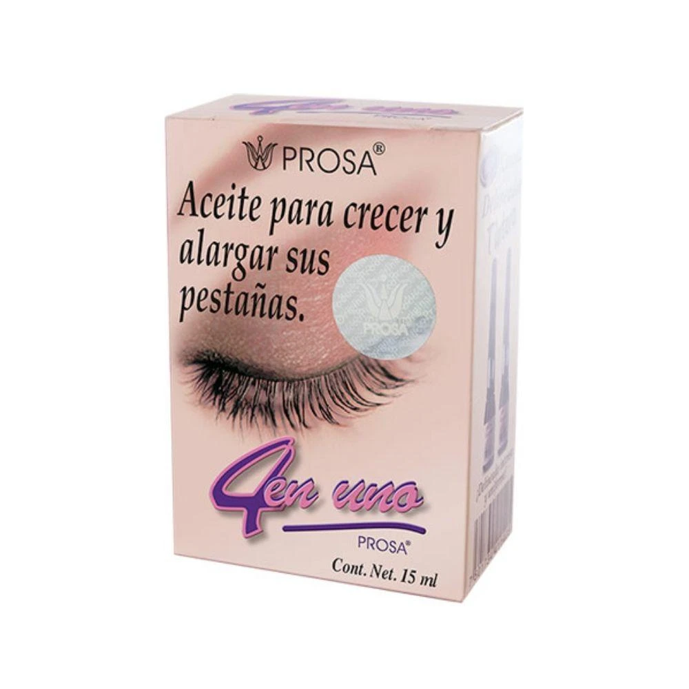Aceite para pestañas 4en1