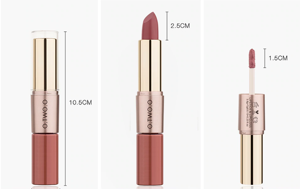 2in1 Matte Lipstick & Lipgloss