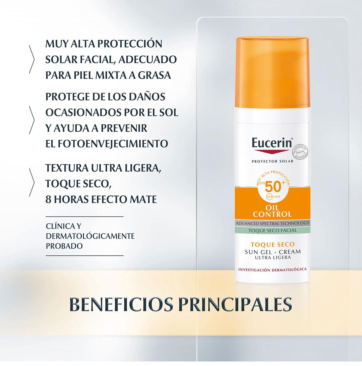Protector Solar Eucerin Oil Control Toque Seco