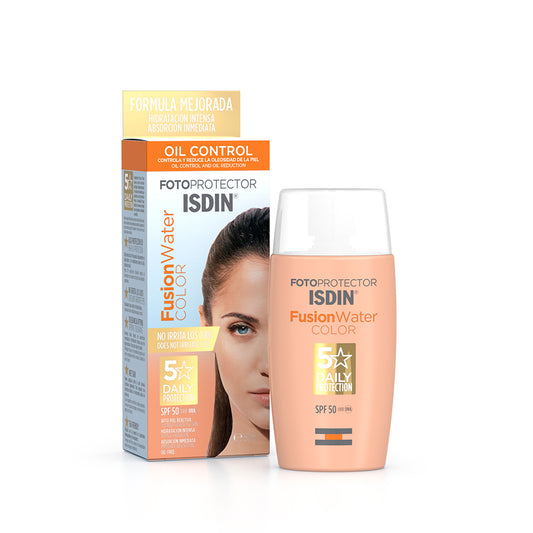 Fotoprotector ISDIN Fusion Water con Color SPF 50
