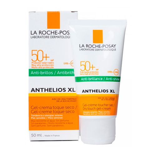 Protector Solar Anthelios Toque Seco Anti brillo FPS 50+
