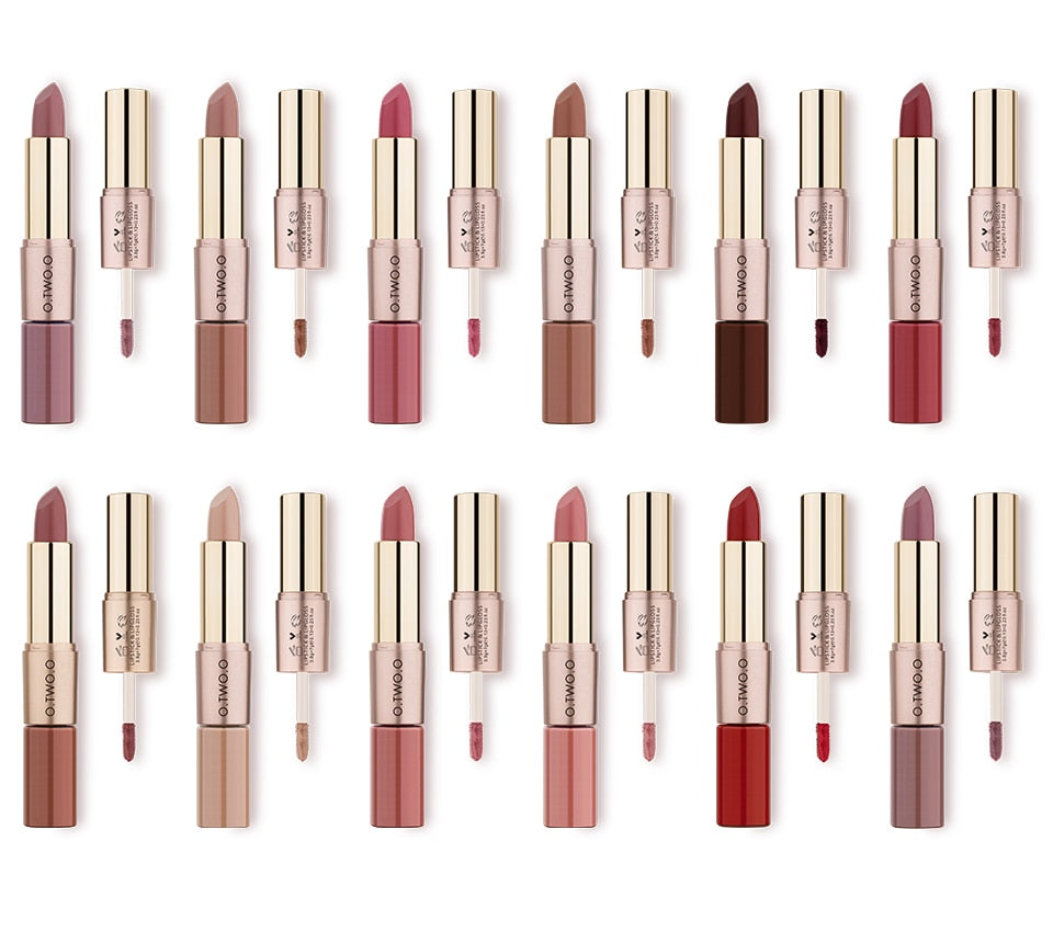 2in1 Matte Lipstick & Lipgloss
