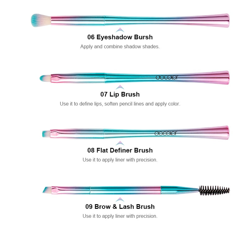 Fantasy - 9pcs Makeup Brushes Set brushes 6789