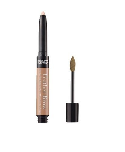 Eye Booster Feather Brow Fiber & Highlighter Duo- Light Brown