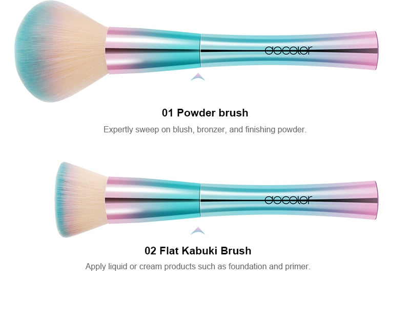 Fantasy - 9pcs Makeup Brushes Set brushes 1 2