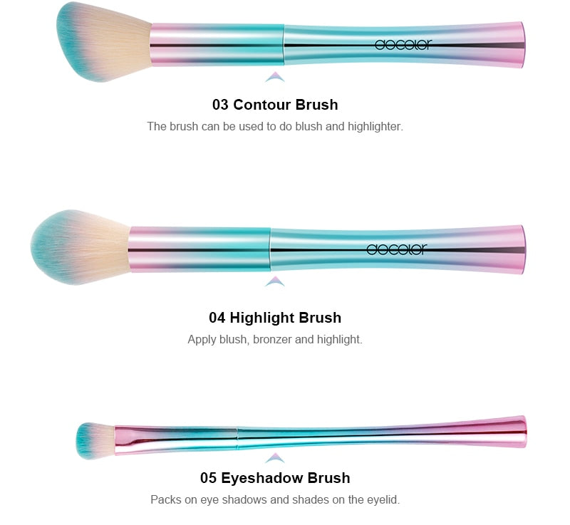 Fantasy - 9pcs Makeup Brushes Set brushes 345